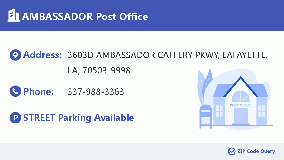 Post Office:AMBASSADOR