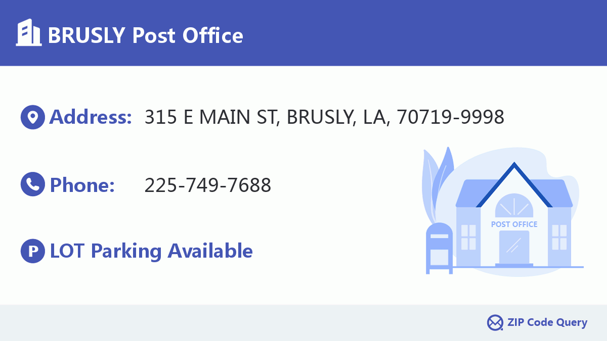 Post Office:BRUSLY