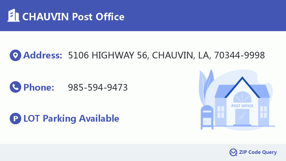 Post Office:CHAUVIN