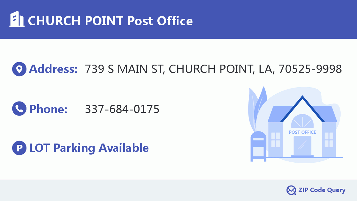 Post Office:CHURCH POINT