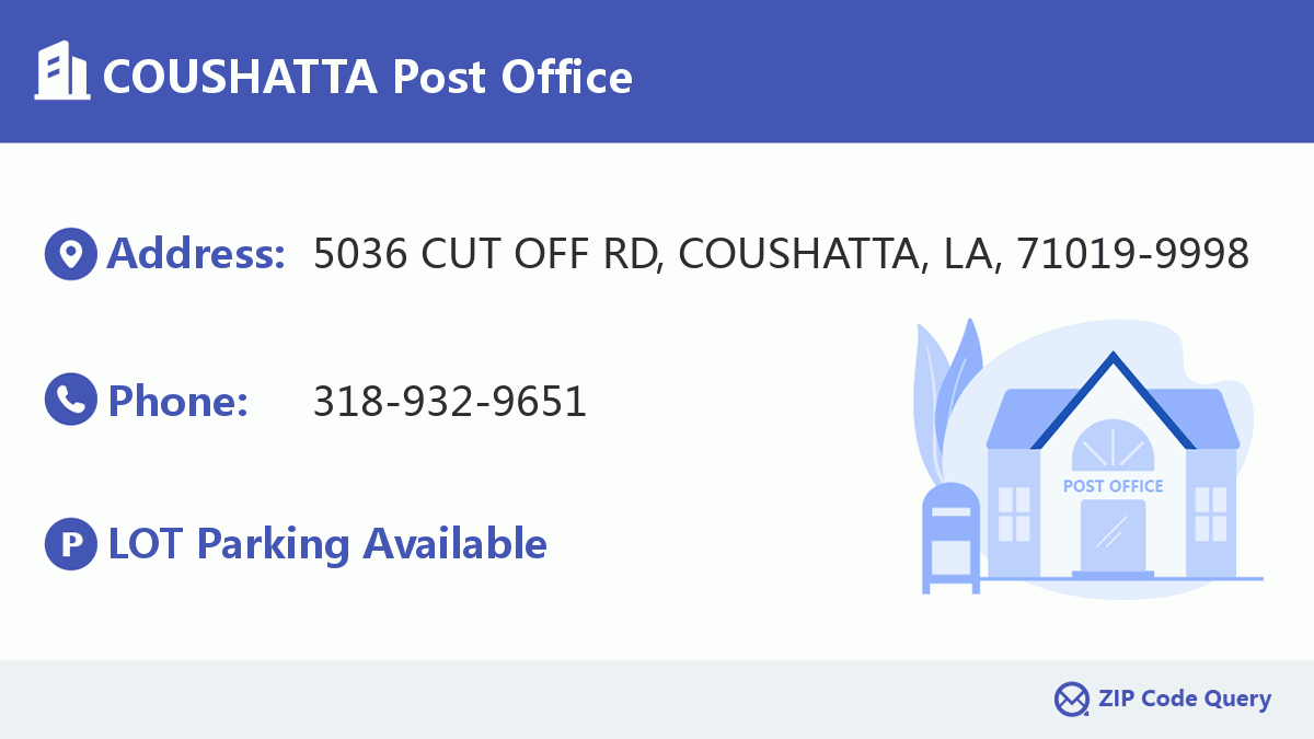 Post Office:COUSHATTA