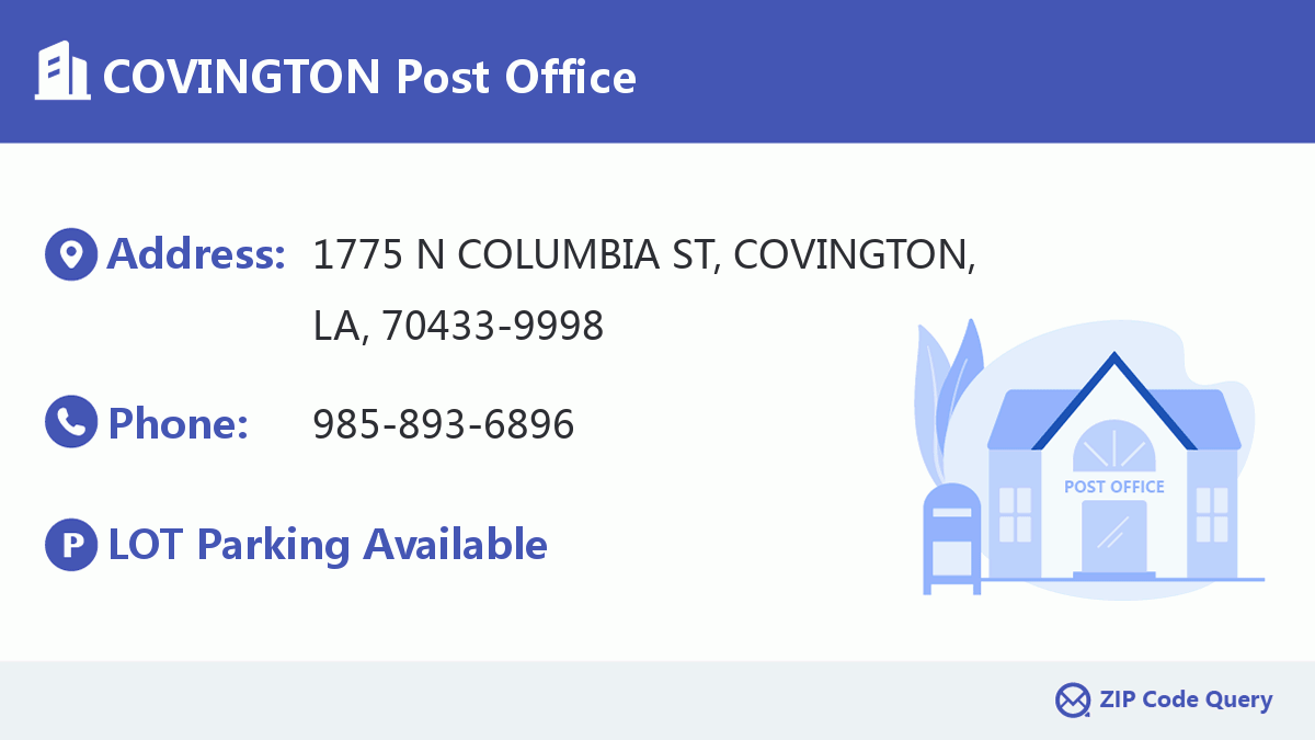 Post Office:COVINGTON