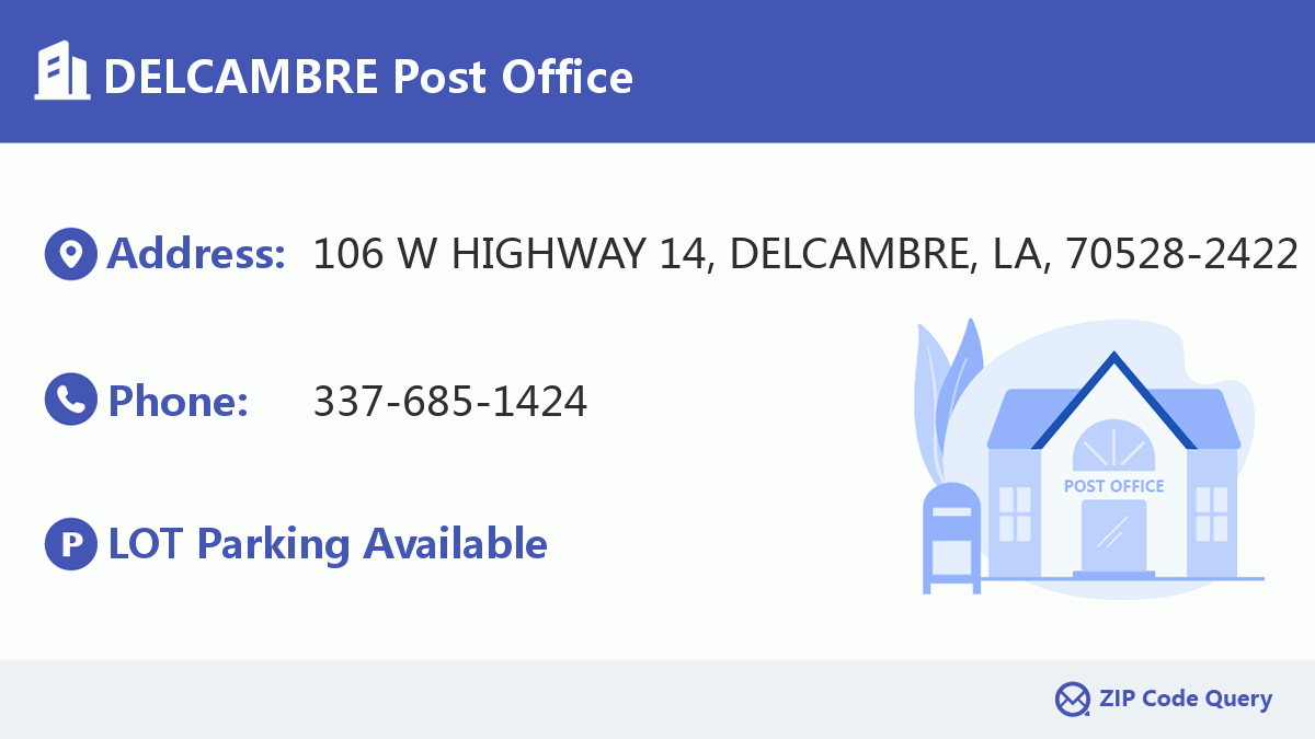 Post Office:DELCAMBRE