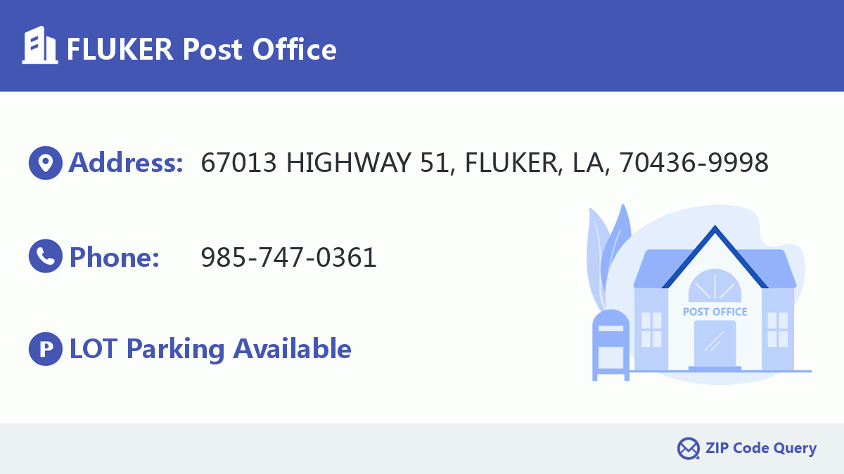 Post Office:FLUKER