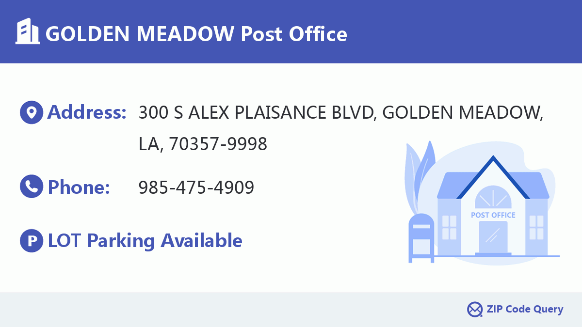 Post Office:GOLDEN MEADOW