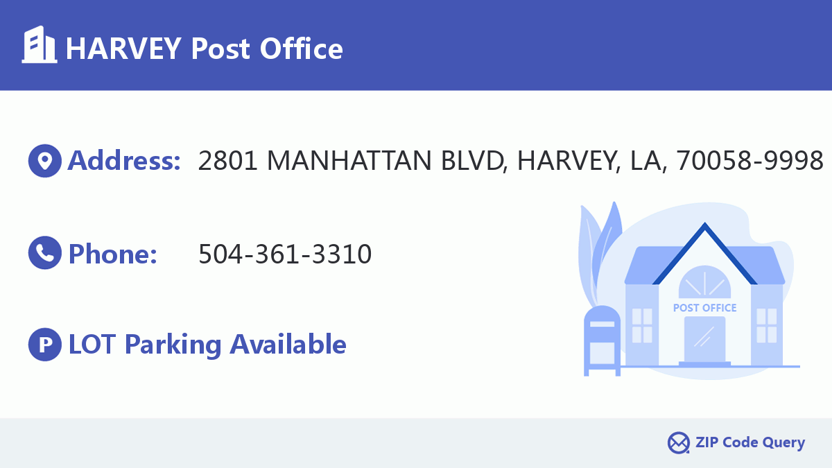 Post Office:HARVEY