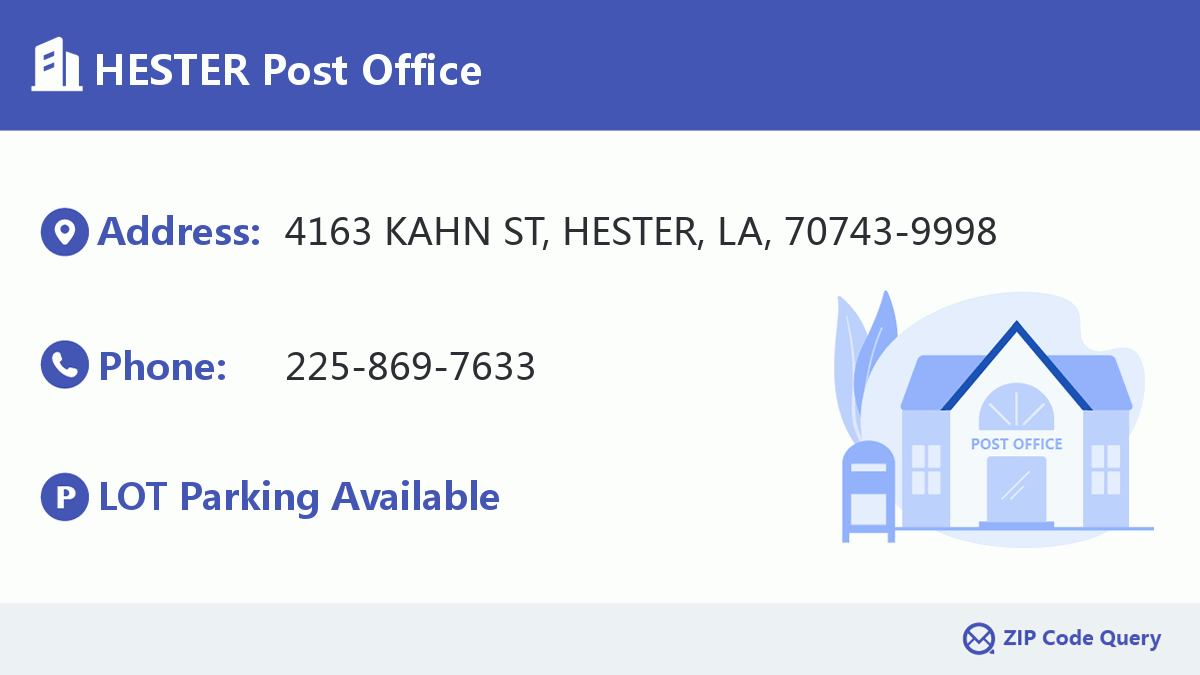 Post Office:HESTER