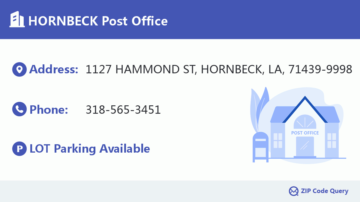 Post Office:HORNBECK