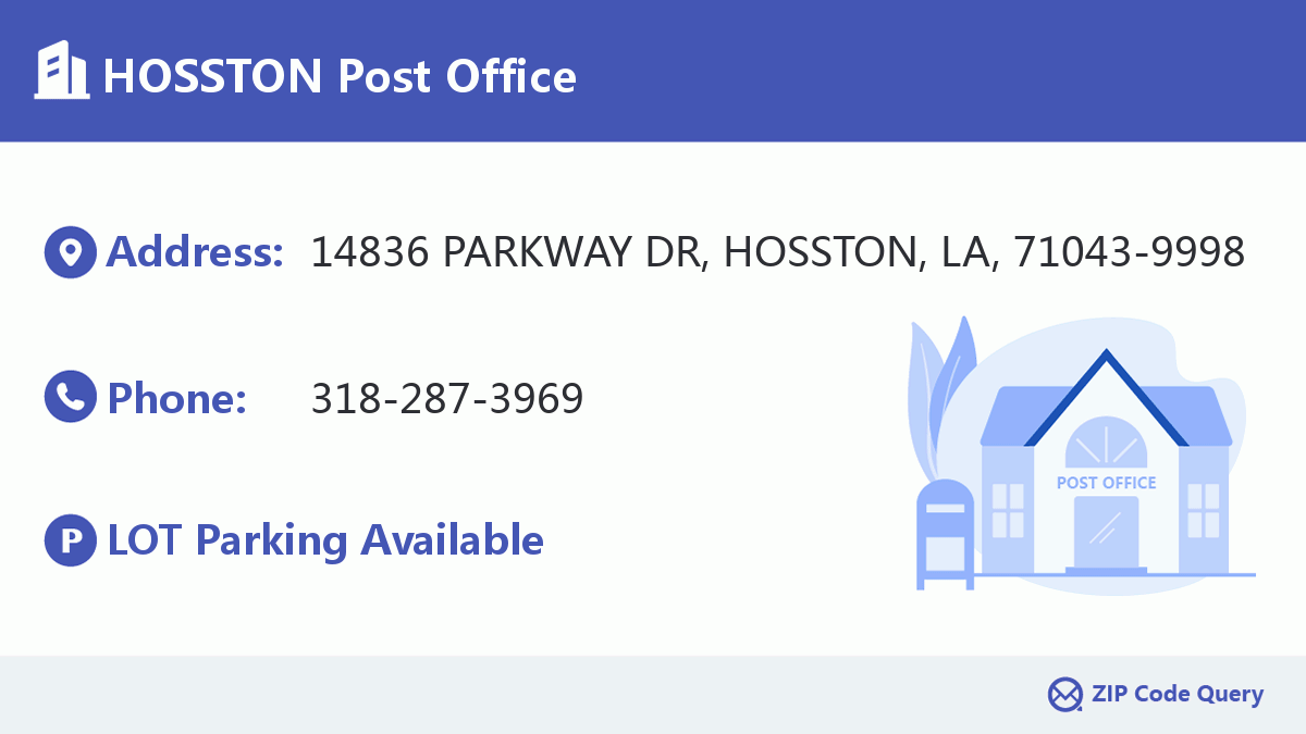 Post Office:HOSSTON