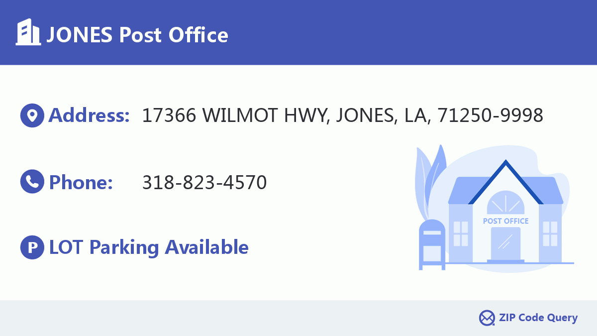 Post Office:JONES