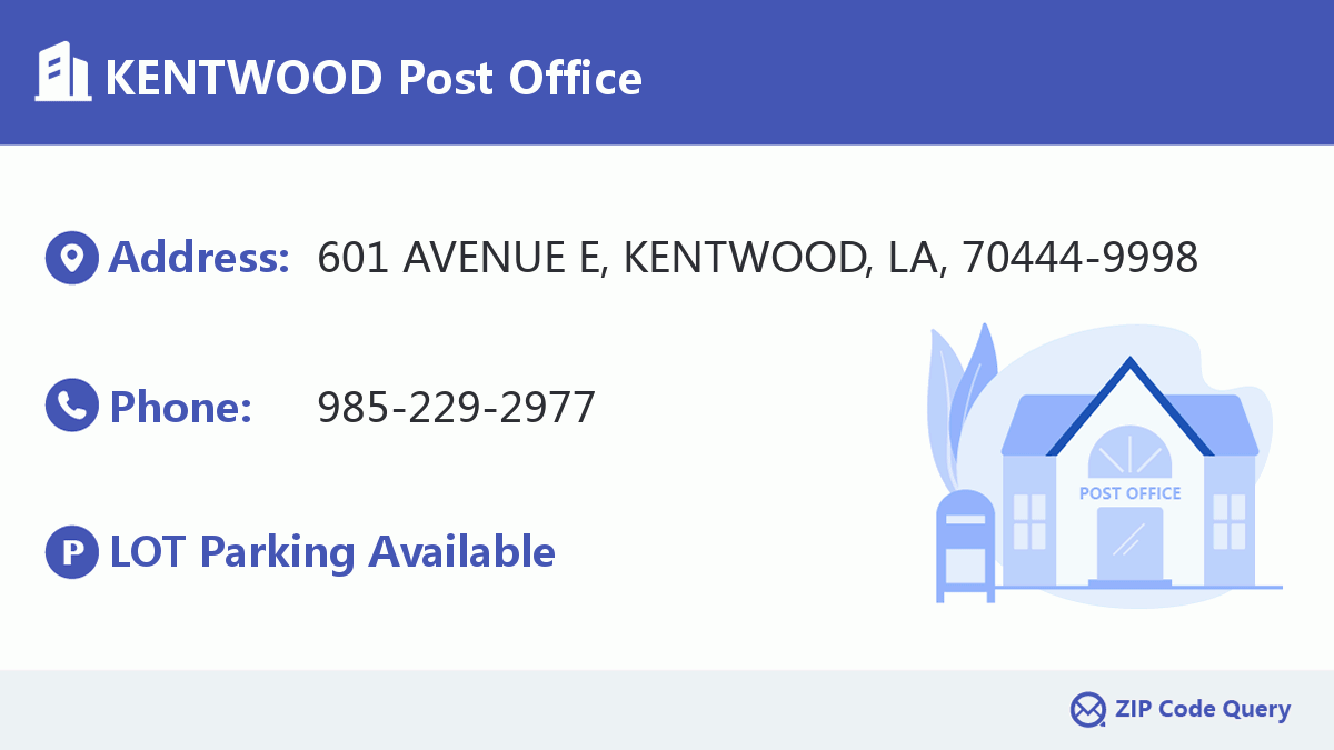 Post Office:KENTWOOD