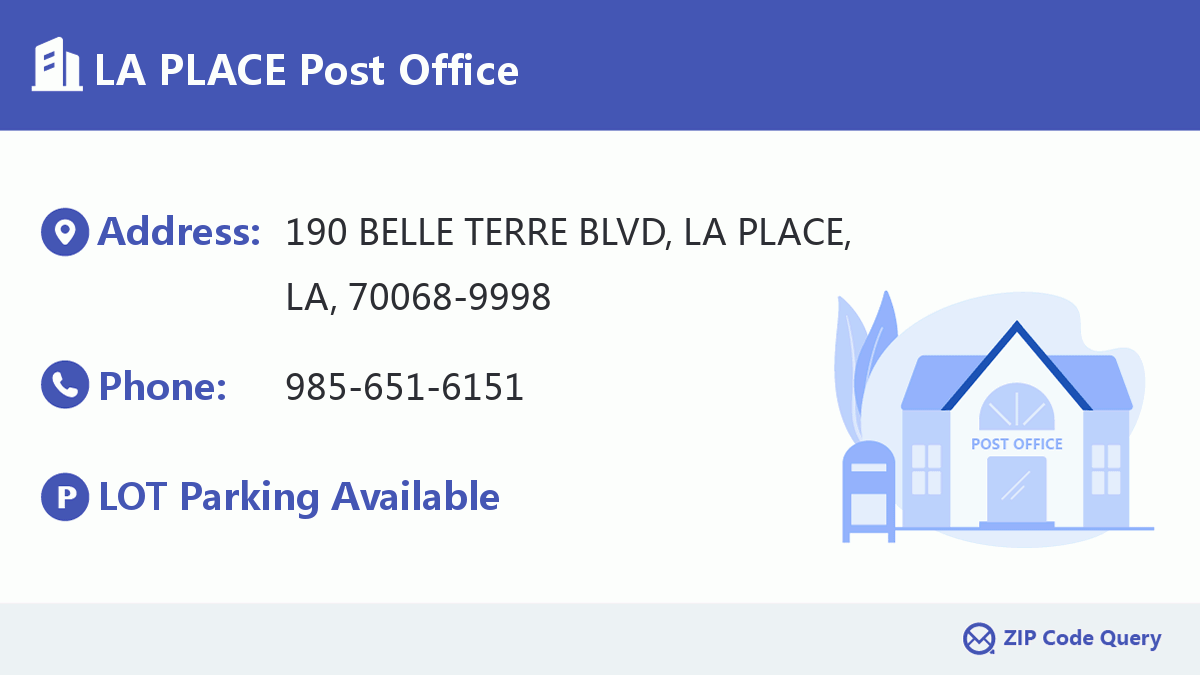 Post Office:LA PLACE