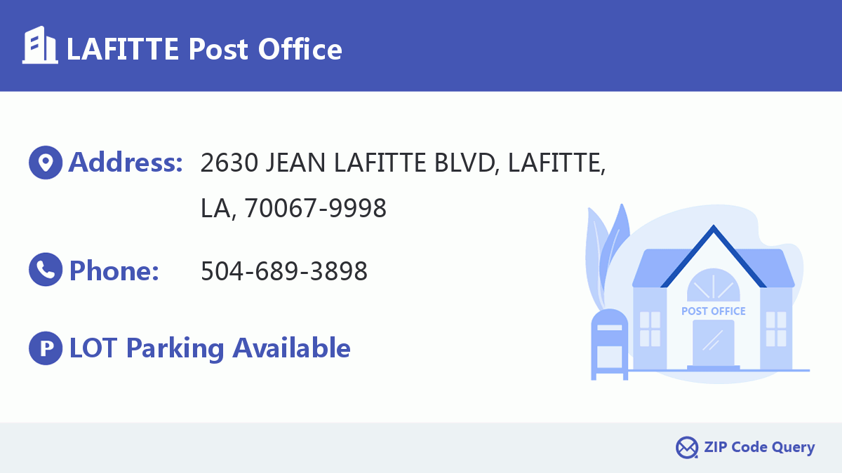 Post Office:LAFITTE