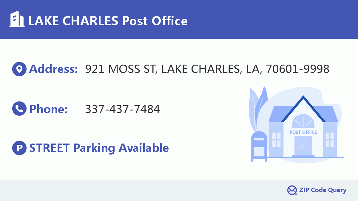 Post Office:LAKE CHARLES