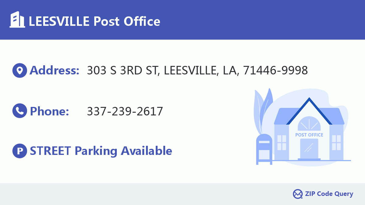 Post Office:LEESVILLE