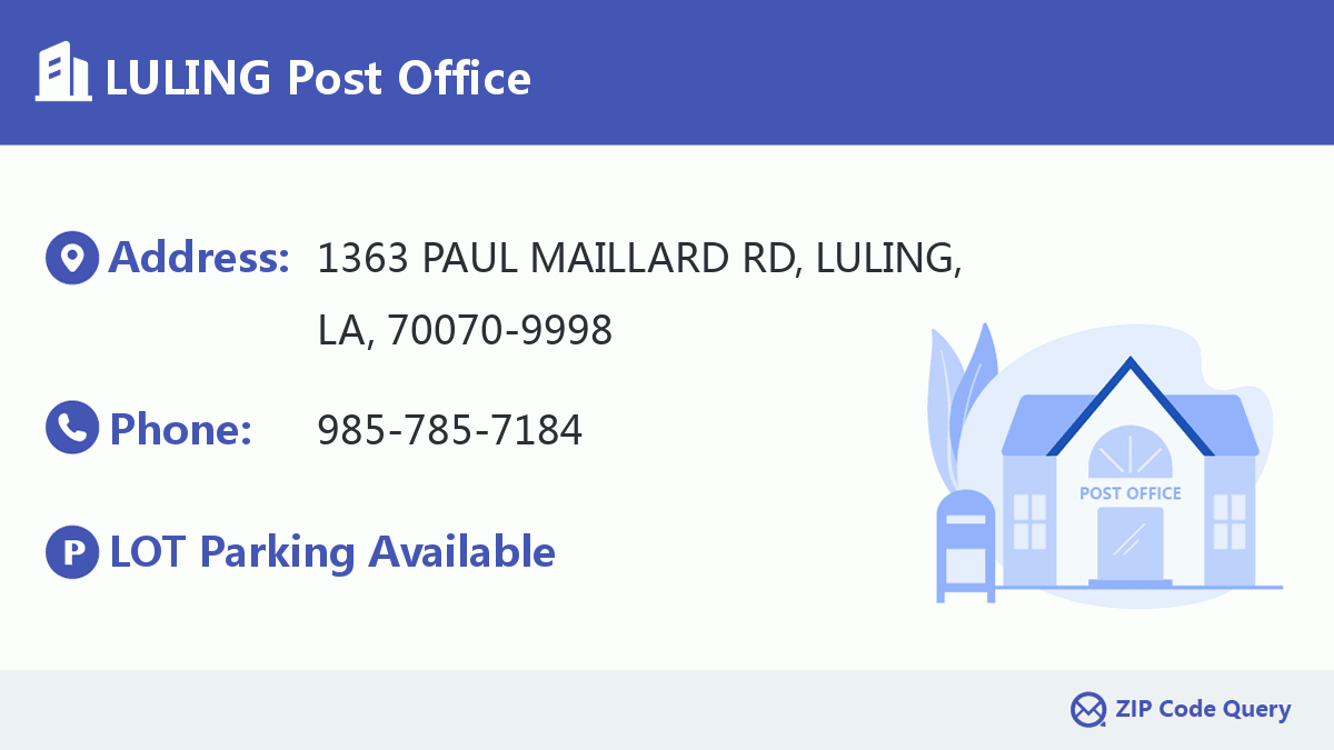Post Office:LULING