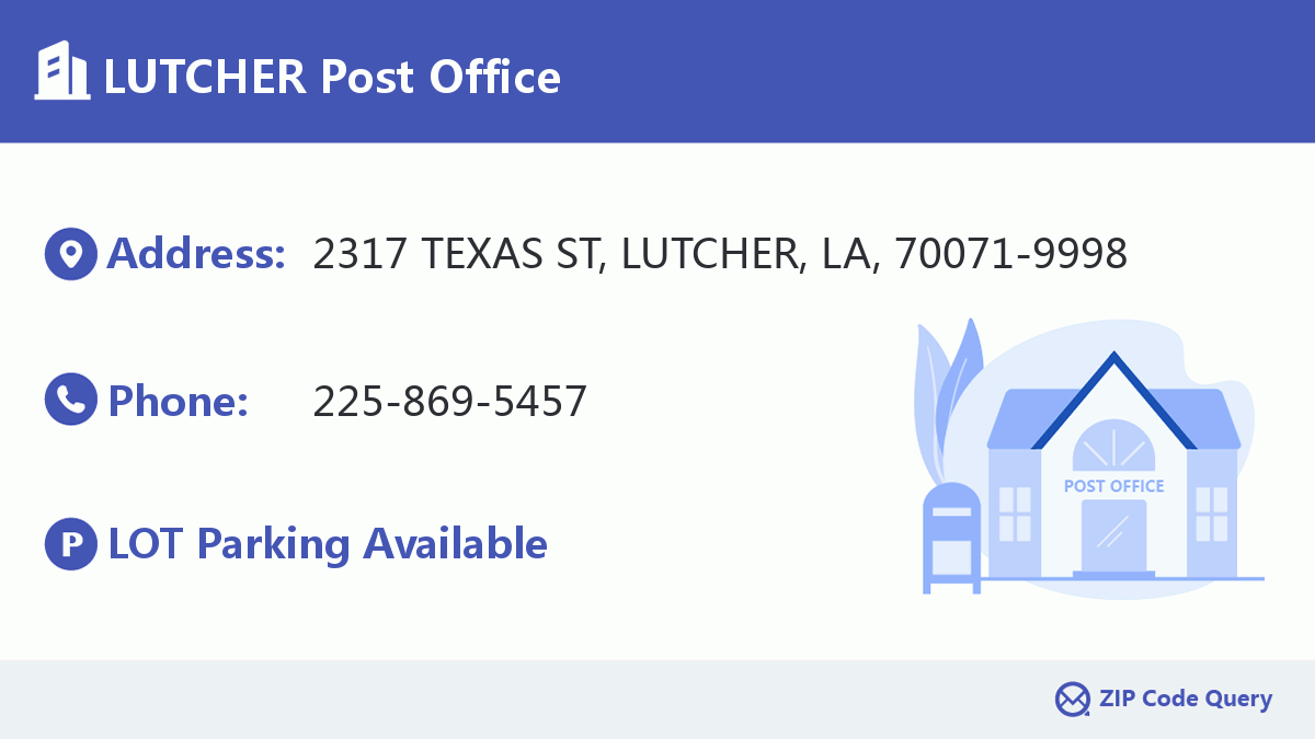 Post Office:LUTCHER