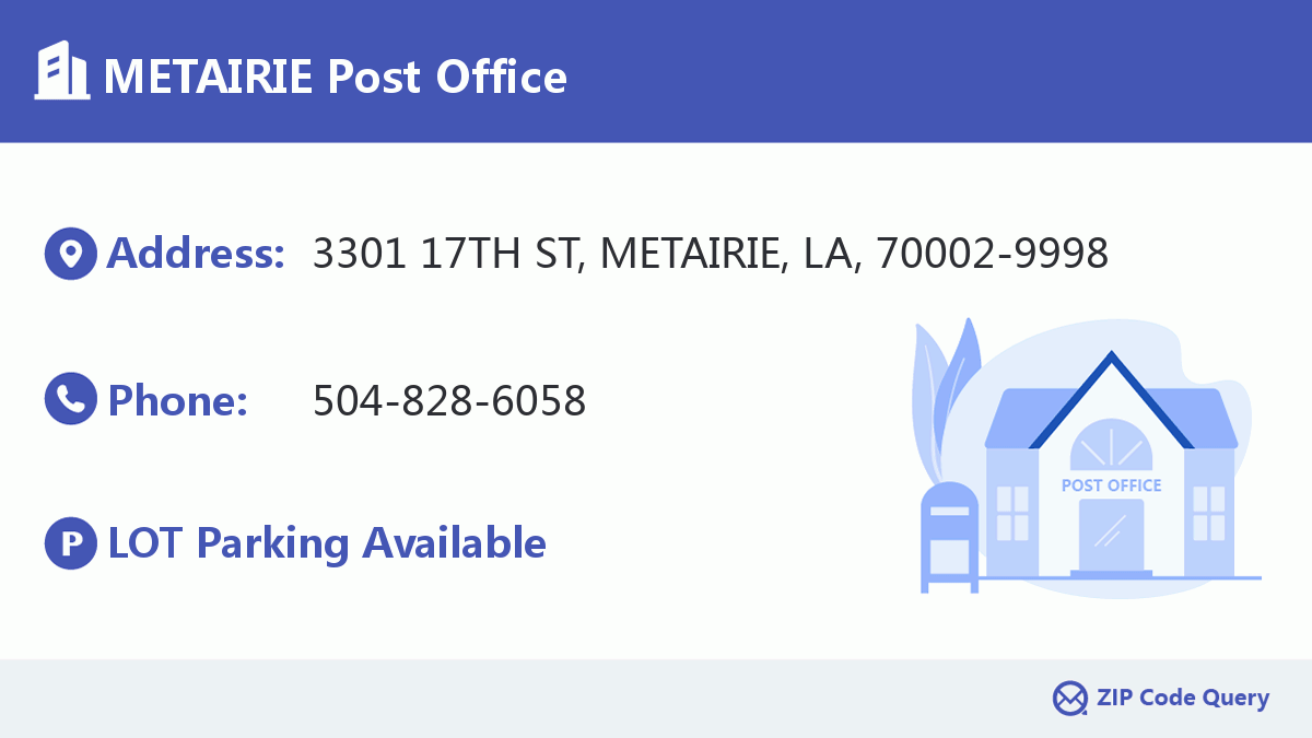 Post Office:METAIRIE