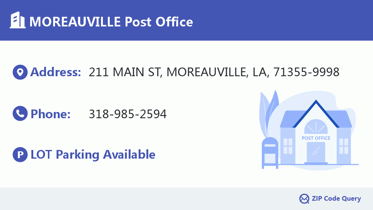 Post Office:MOREAUVILLE