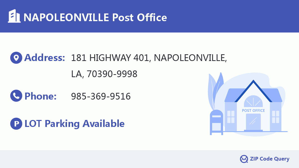 Post Office:NAPOLEONVILLE