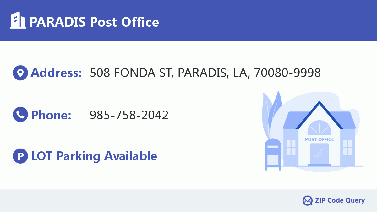 Post Office:PARADIS