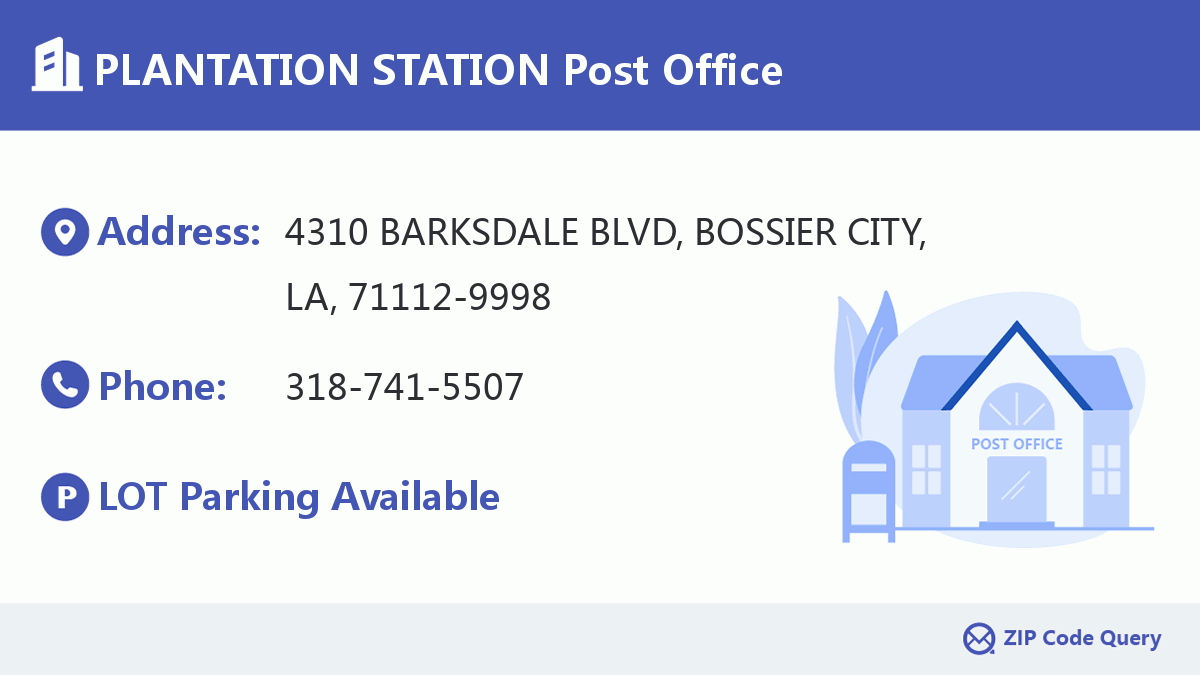 Post Office:PLANTATION STATION