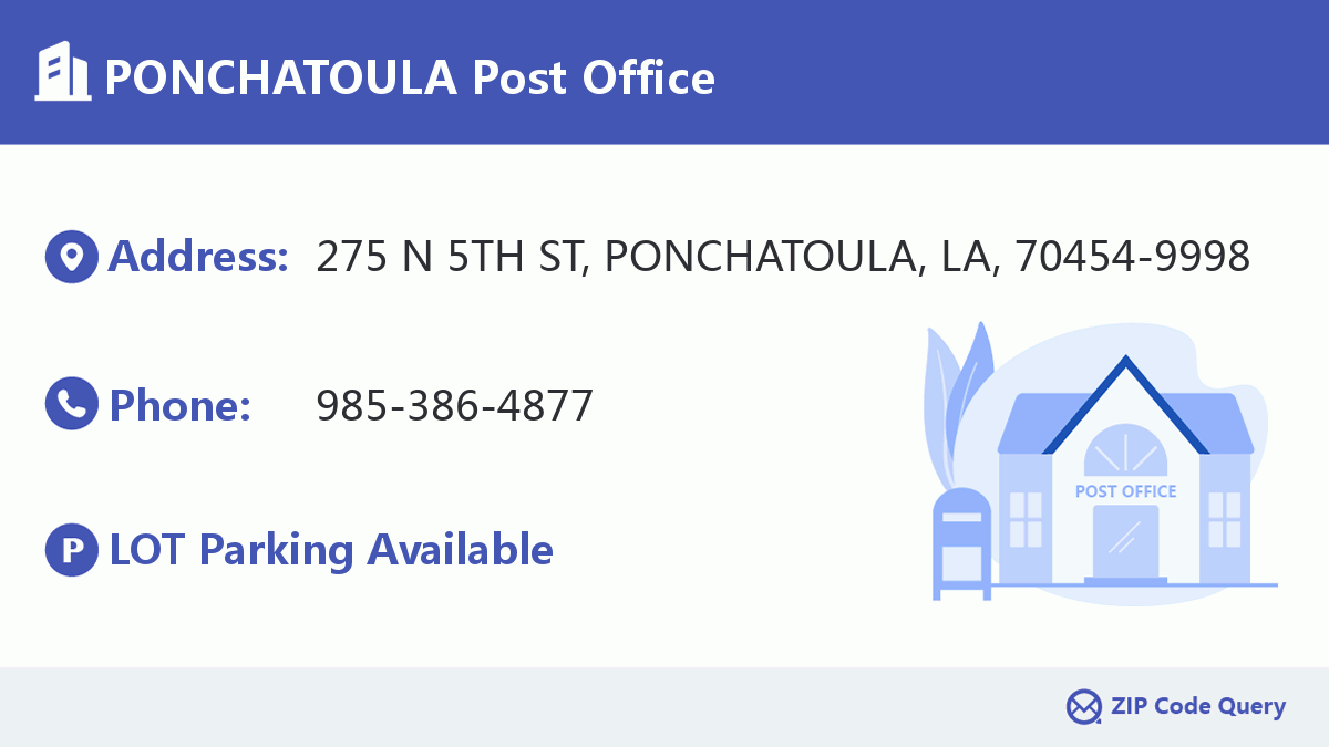 Post Office:PONCHATOULA