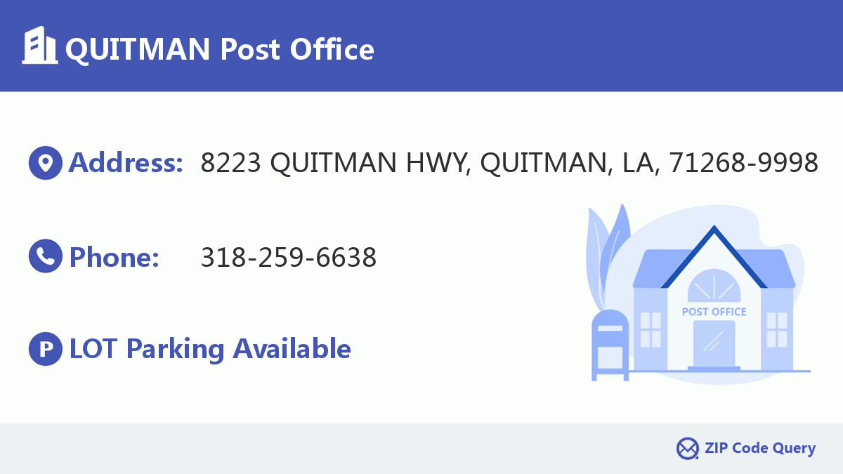 Post Office:QUITMAN