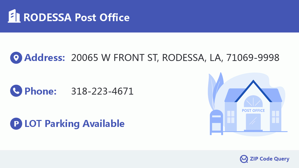 Post Office:RODESSA