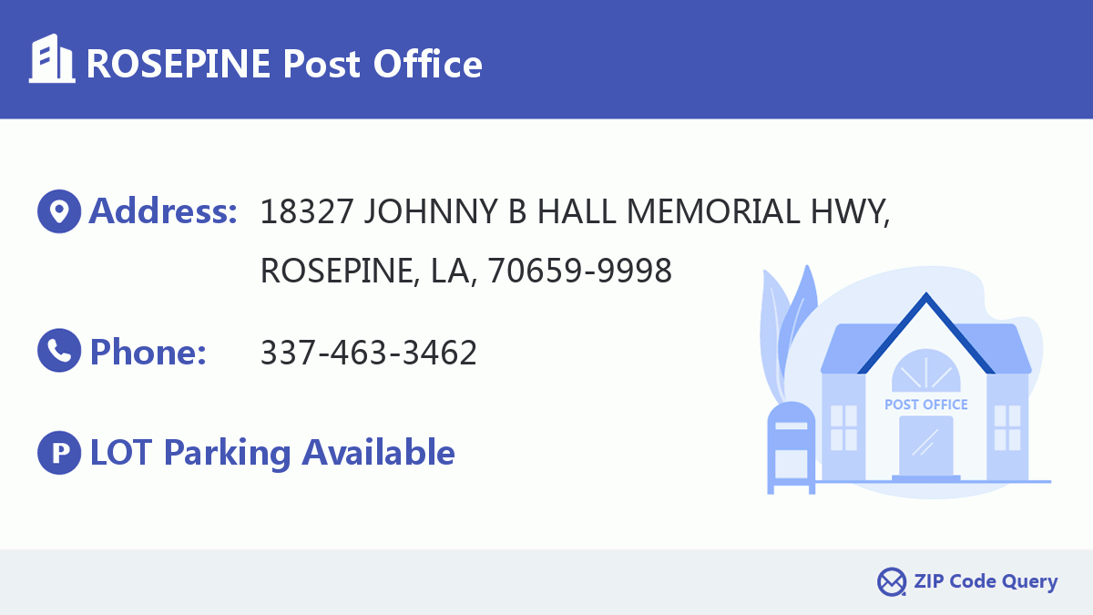 Post Office:ROSEPINE