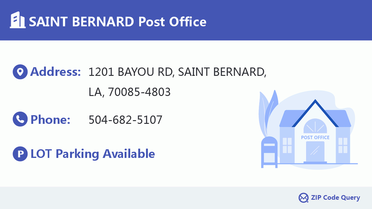 Post Office:SAINT BERNARD