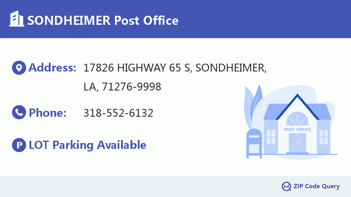 Post Office:SONDHEIMER