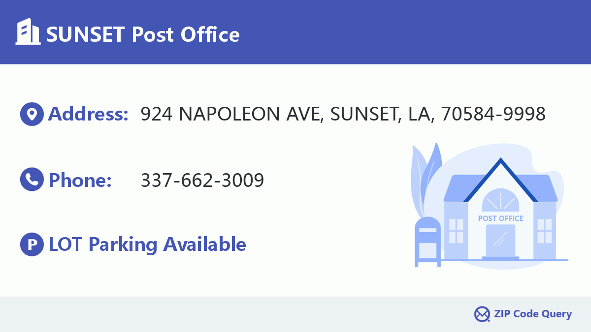 Post Office:SUNSET