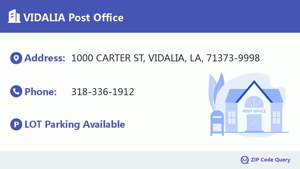 Post Office:VIDALIA