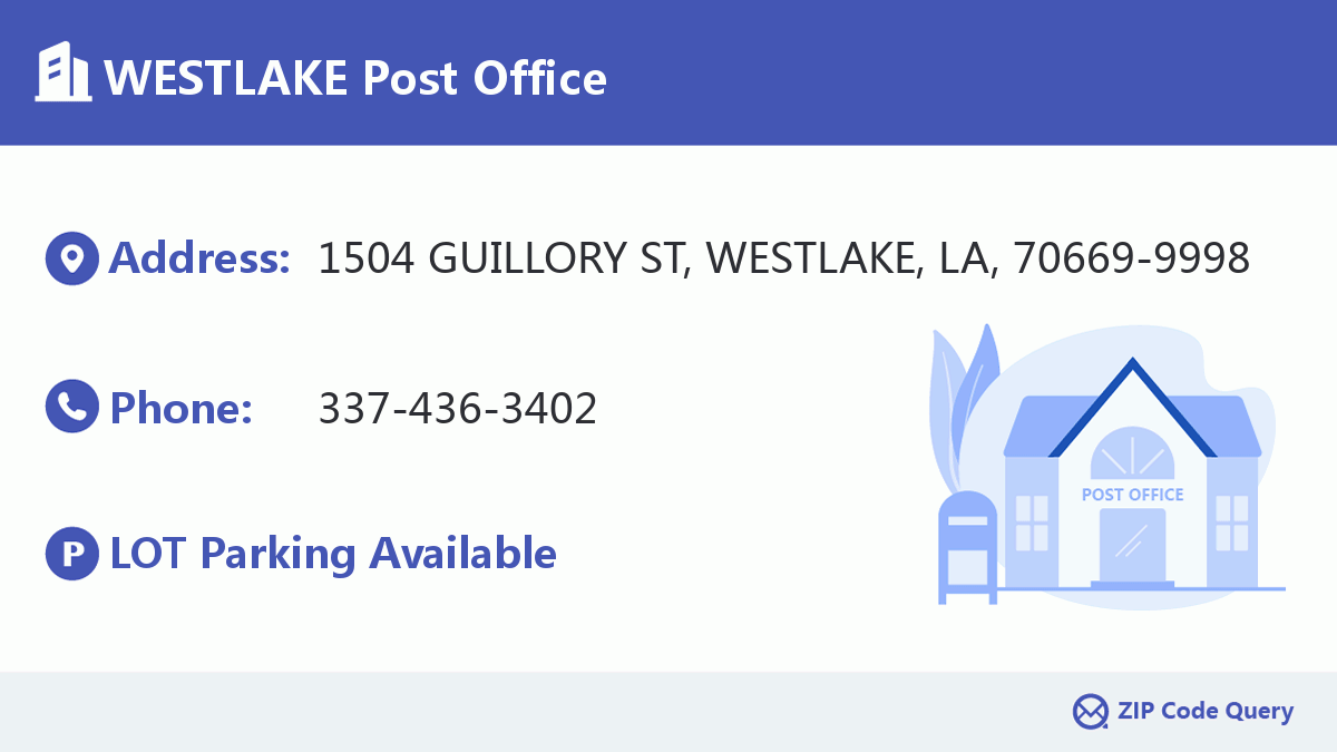 Post Office:WESTLAKE