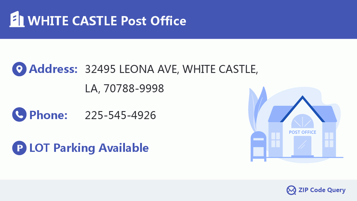 Post Office:WHITE CASTLE